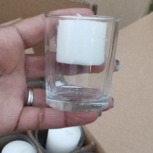 New Votive candle holders & candles